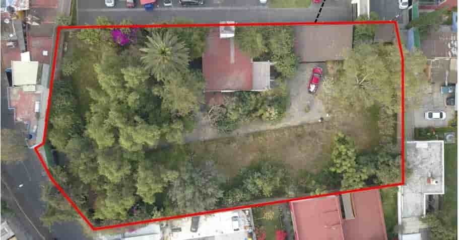 Fotografía real de un Terreno que puedes rentar con SpotMe) de forma rápida y segura, ubicado en Tlalpan Centro II, CDMX.