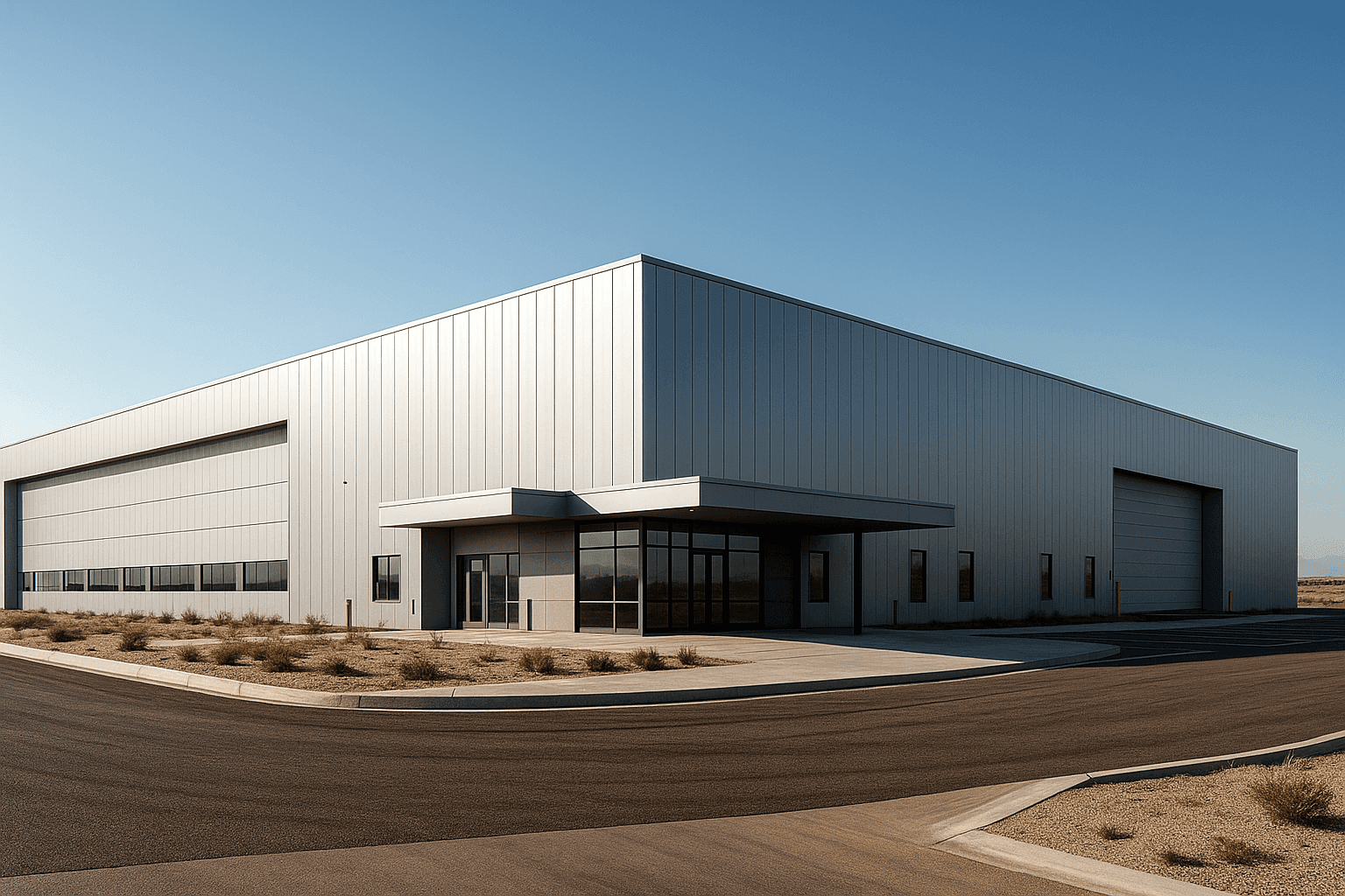 Organized commercial warehouse with racks, boxes, and inventory — ideal for e-commerce or small business storage