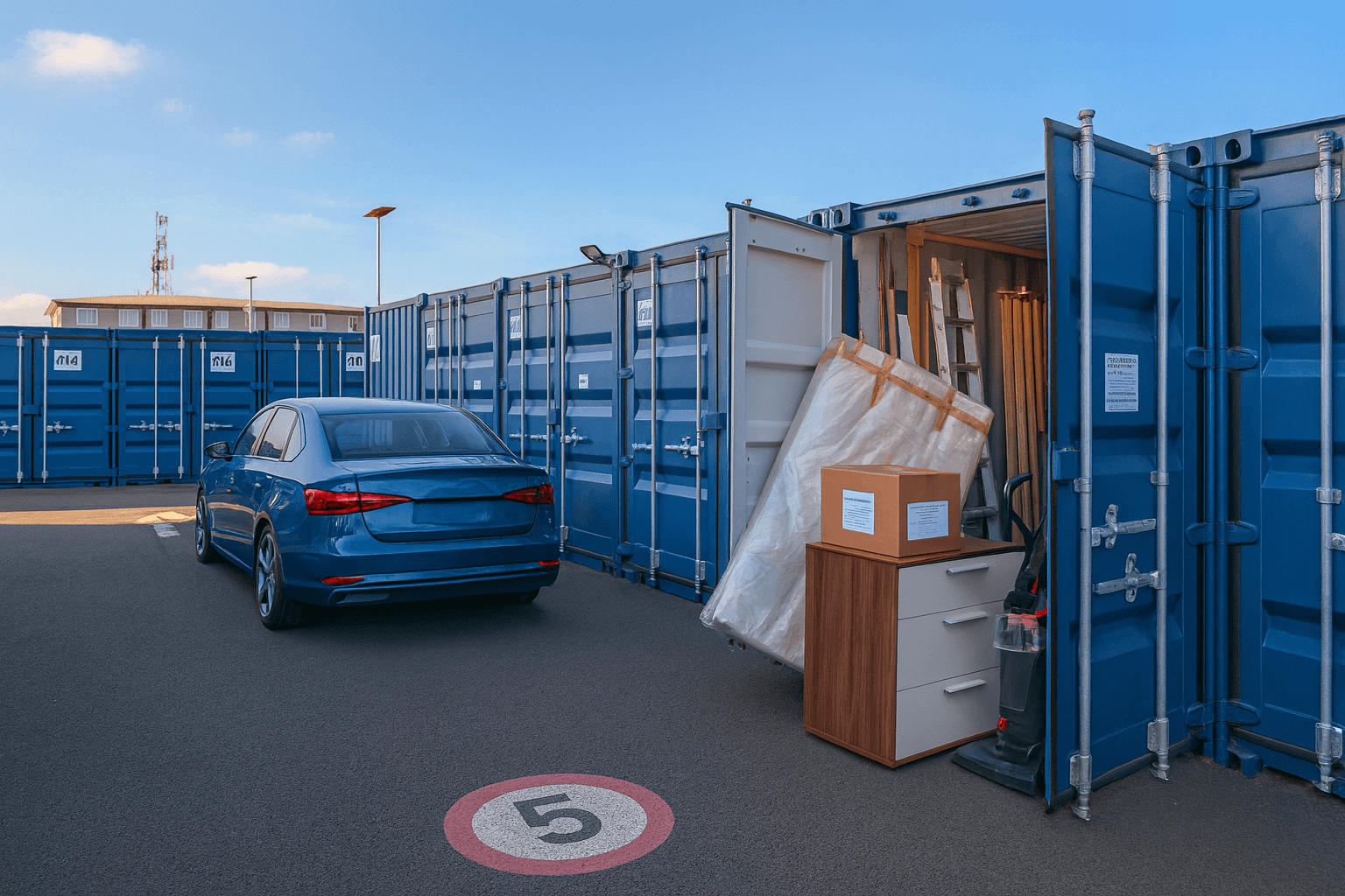 secure storage and parking